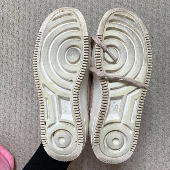 Nike Air Force 1 Sage Low Suede Platform Pink - Picture 6 of 7